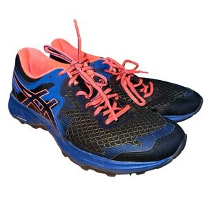 ASICS Running Shoes Gel-Sonoma 4 WOMENS 8.5 PRE-OWNED 1012A160 Black/Coral Shoes